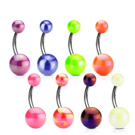 Banánek s barevnými lesklými kuličkami PBK00157 10