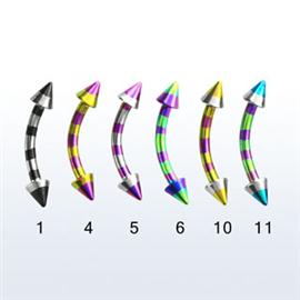 Banánek s hroty anodizovaný POB00131 1