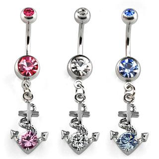 Banánek s kotvou s kamínky PBV00417