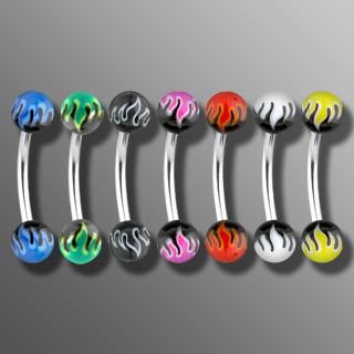 Banánek s kuličkami s plameny POB00134