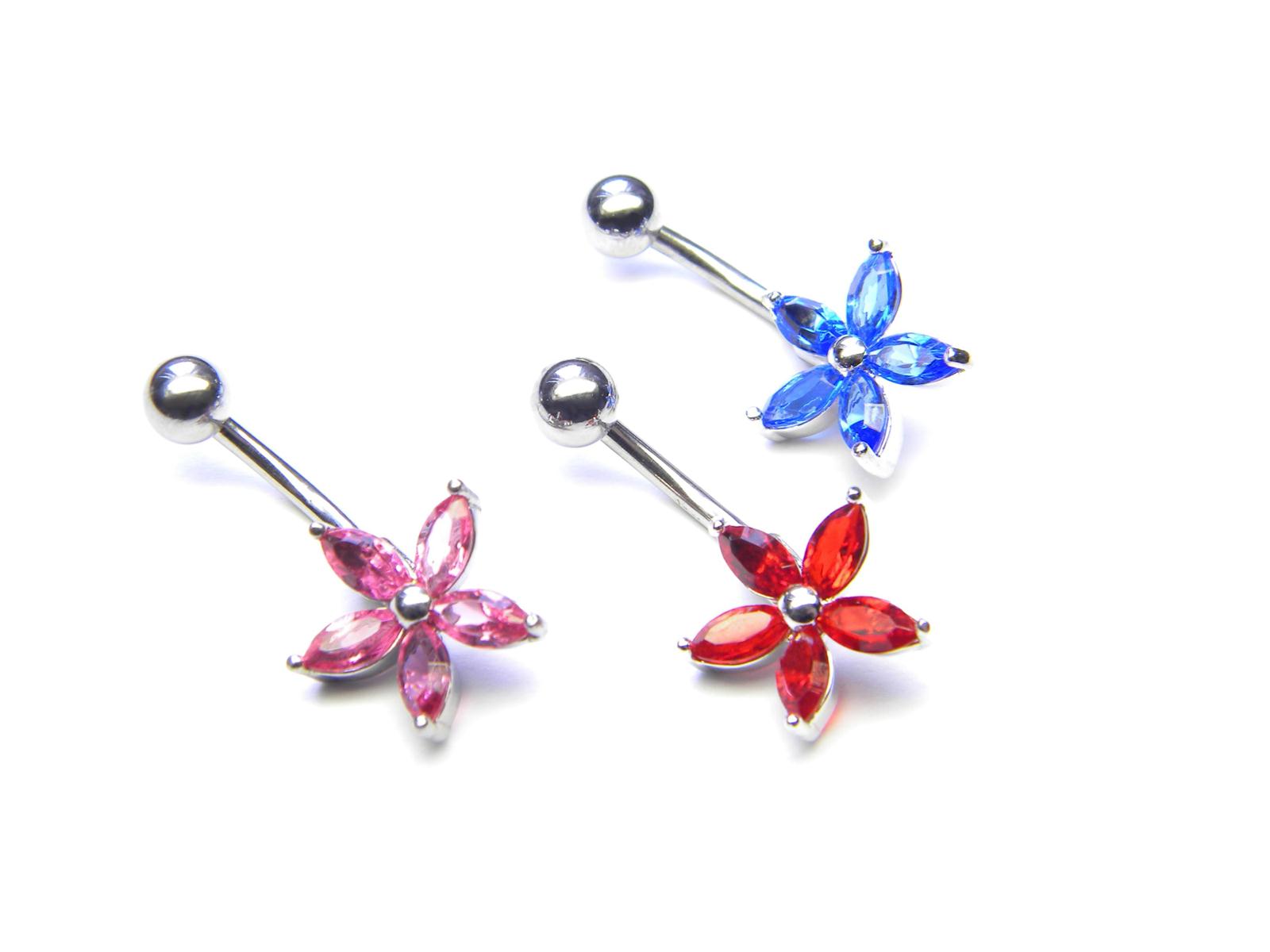 Banánek s kytičkou (Cubic Zirconia) PBP00005