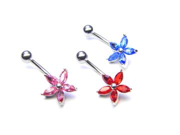 Banánek s kytičkou (Cubic Zirconia) PBP00005 1