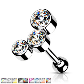 Činka do ucha - 3 kamínky PNC00127 1