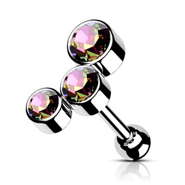 Činka do ucha - 3 kamínky PNC00127 4