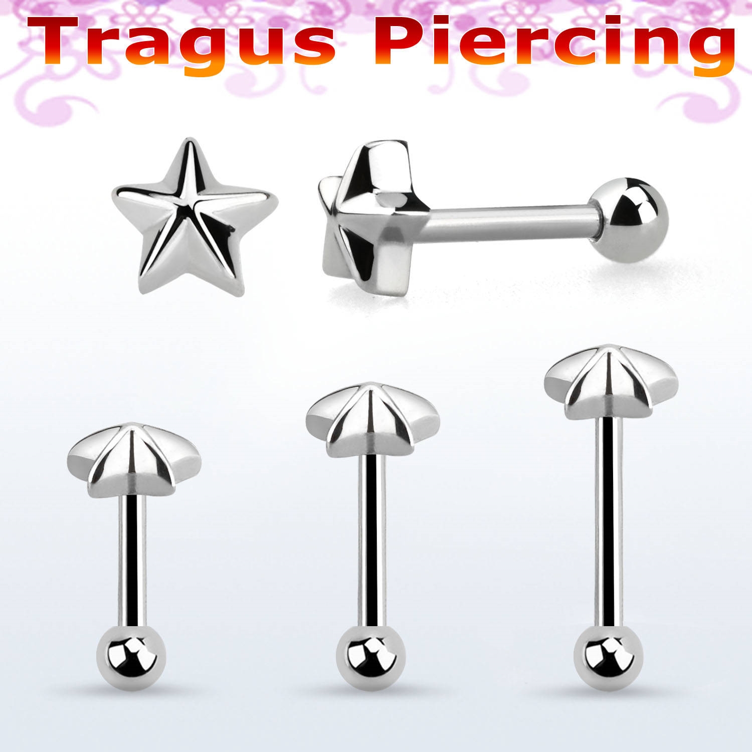 Činka do ucha - hvězdička PNC00094