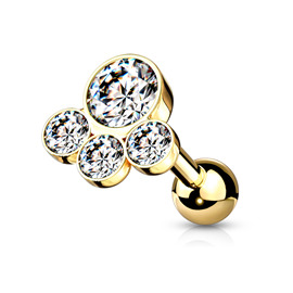 Činka do ucha - kulaté kamínky - PNC00133 2