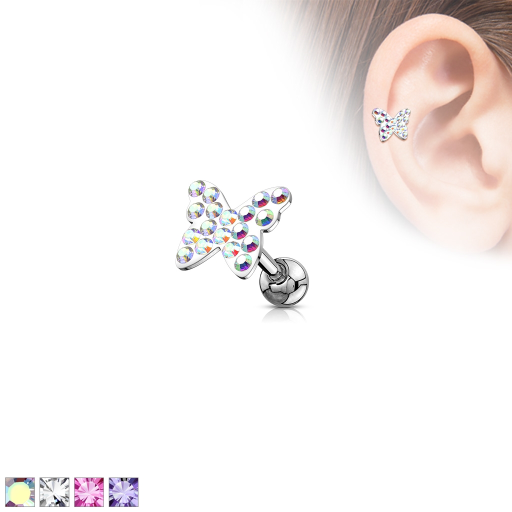 Činka do ucha - motýlek PNC00008