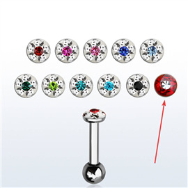 Činka do ucha s kamínky PNC00150 3