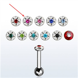 Činka do ucha s kamínky PNC00150 4