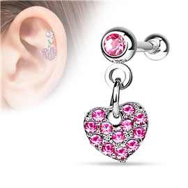 Činka do ucha - srdíčko PNC00062 4