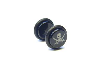 Fake piercing s motivem (kostra) PFA00016 1
