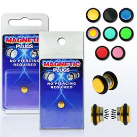 Falešný piercing anodizovaný - magnetický PFA00185 1