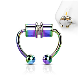 Falešný piercing do nosu PFA00307 2
