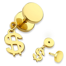 Falešný piercing - dolary PFA00261 2