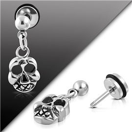 Falešný piercing - lebka PFA00281 1