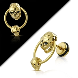 Falešný piercing - lebky PFA00251 1