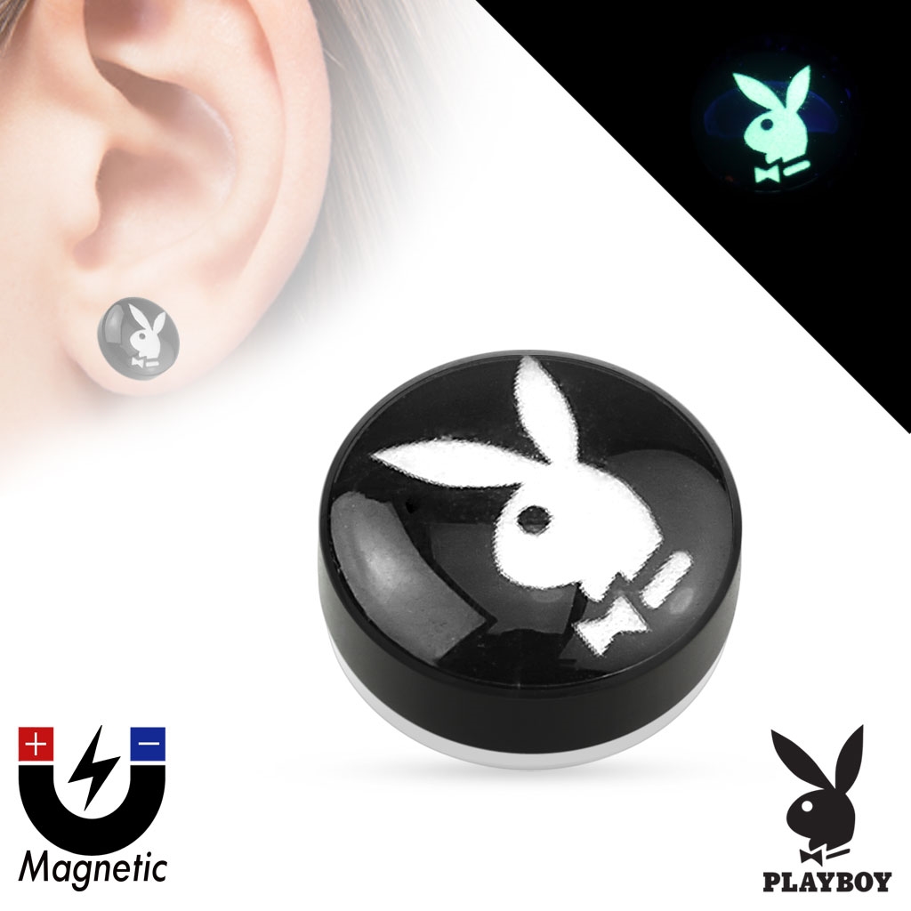 Falešný piercing magnetický svítící - Playboy PFA00267