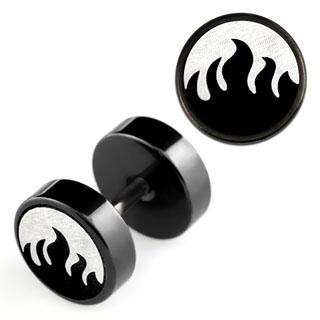 Falešný piercing - plameny PFA00166