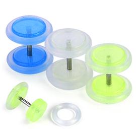Falešný piercing - svítící ve tmě PFA00148 1