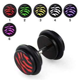 Falešný piercing - tygří motiv PFA00181 1