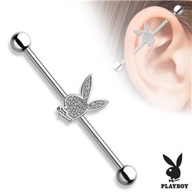 Industrial piercing - Playboy PIN00050 4