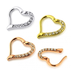 Kruh segment - srdíčko s kamínky PKR00128 1