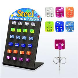 Náušnice - hrací kostky NAU00645 1