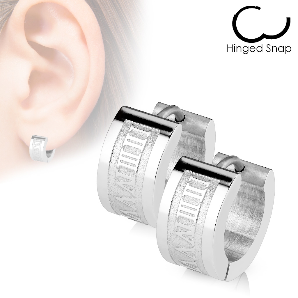 Náušnice ocelové NAU00579