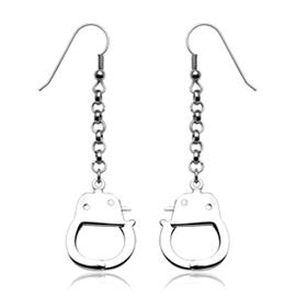 Náušnice ocelové - pouta NAU00600 1