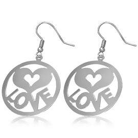 Náušnice - srdíčko LOVE NAU00683 1