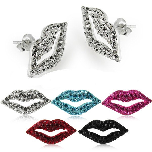 Náušnice (stříbro 925/1000) - pusa NAU00872