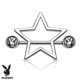 Piercing do bradavky - hvězda PBR00036 2