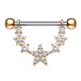 Piercing do bradavky hvězdičky PBR00039 3