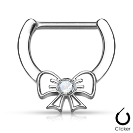 Piercing do bradavky - mašlička PBR00014 2