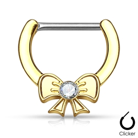 Piercing do bradavky - mašlička PBR00014 3
