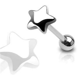 Piercing do jazyka - hvězdička PCI00317