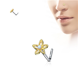 Piercing do nosu - kytička PNO00250 2