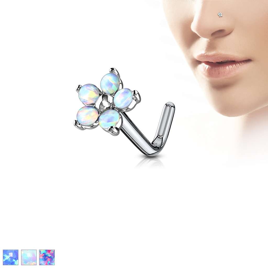 Piercing do nosu kytička PNO00253