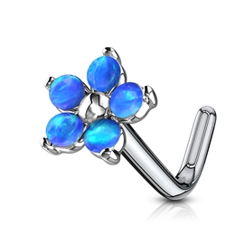 Piercing do nosu kytička PNO00253 2
