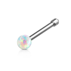 Piercing do nosu - opal kamínek PNO00245 2