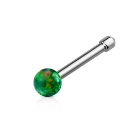Piercing do nosu - opal kamínek PNO00245 3