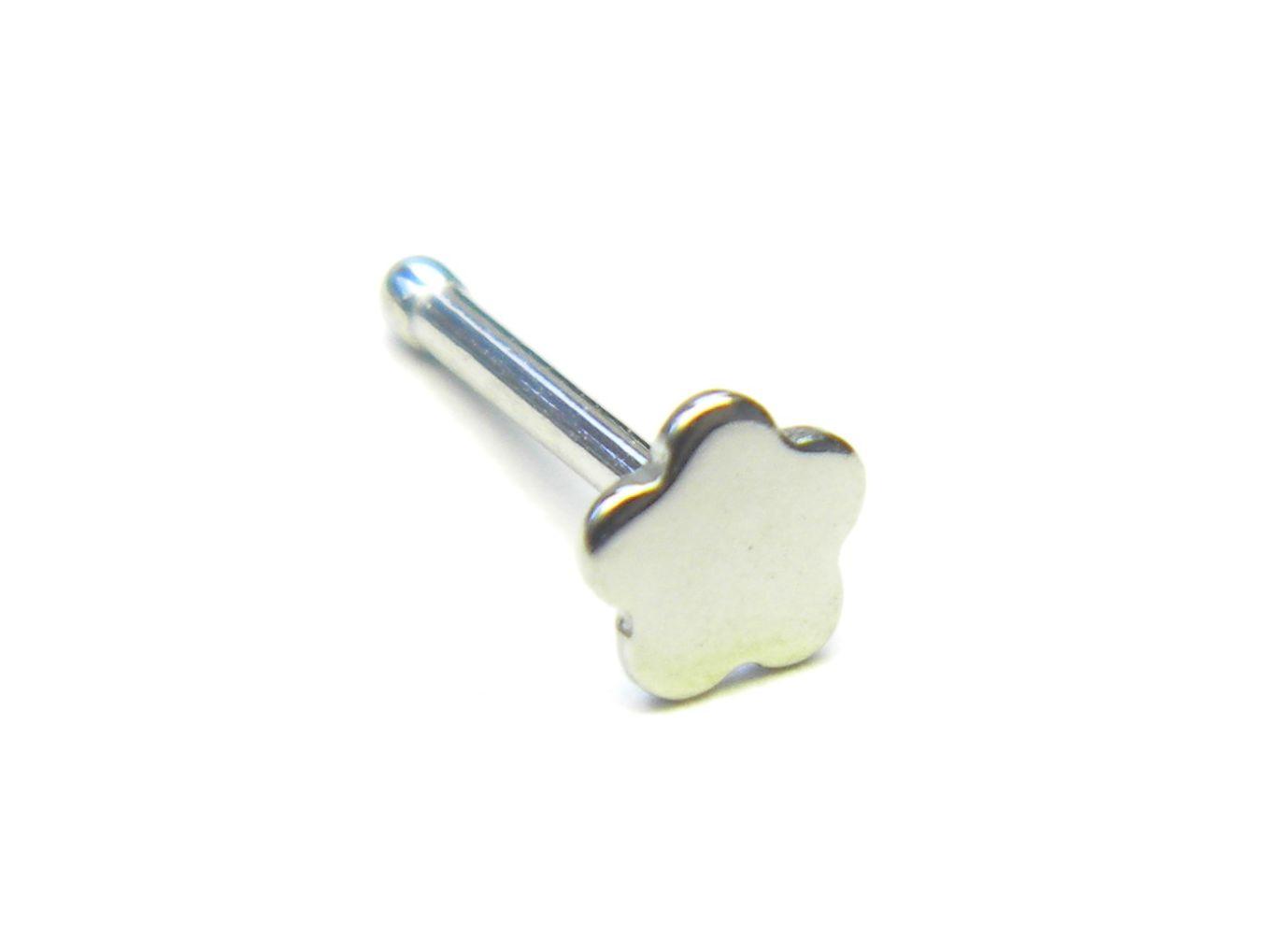 Piercing do nosu rovný s příslušenstvím PNO00033