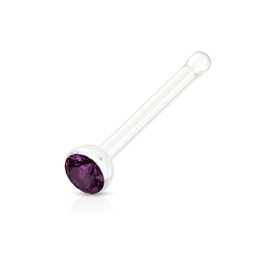 Piercing do nosu s kamínkem PNO00246 2