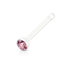 Piercing do nosu s kamínkem PNO00246 7
