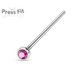 Piercing do nosu s kamínkem PNO00265 2