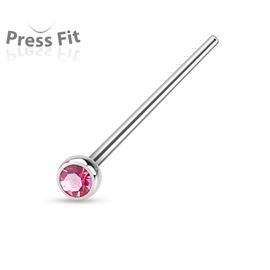 Piercing do nosu s kamínkem PNO00265 5
