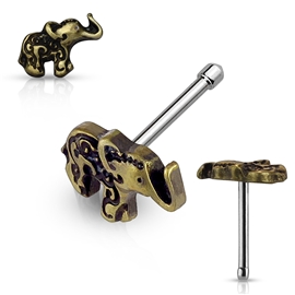 Piercing do nosu - slon PNO00239 1