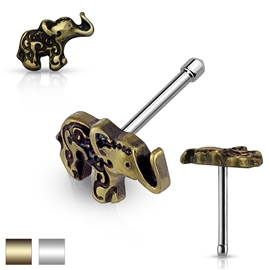 Piercing do nosu - slon PNO00239 3