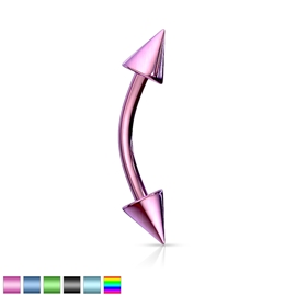 Piercing do obočí anodizován POB00180 1