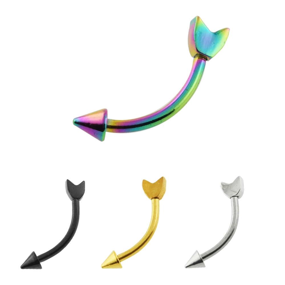 Piercing do obočí - šíp POB00200